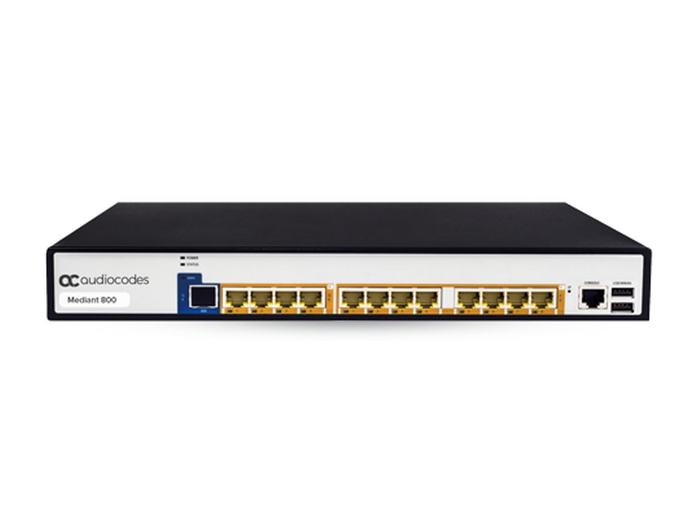 Afbeelding Mediant 800B,1 E1/T1 4 FXS Voice Interf. + 2 Active/Standby pairs of GE interf.