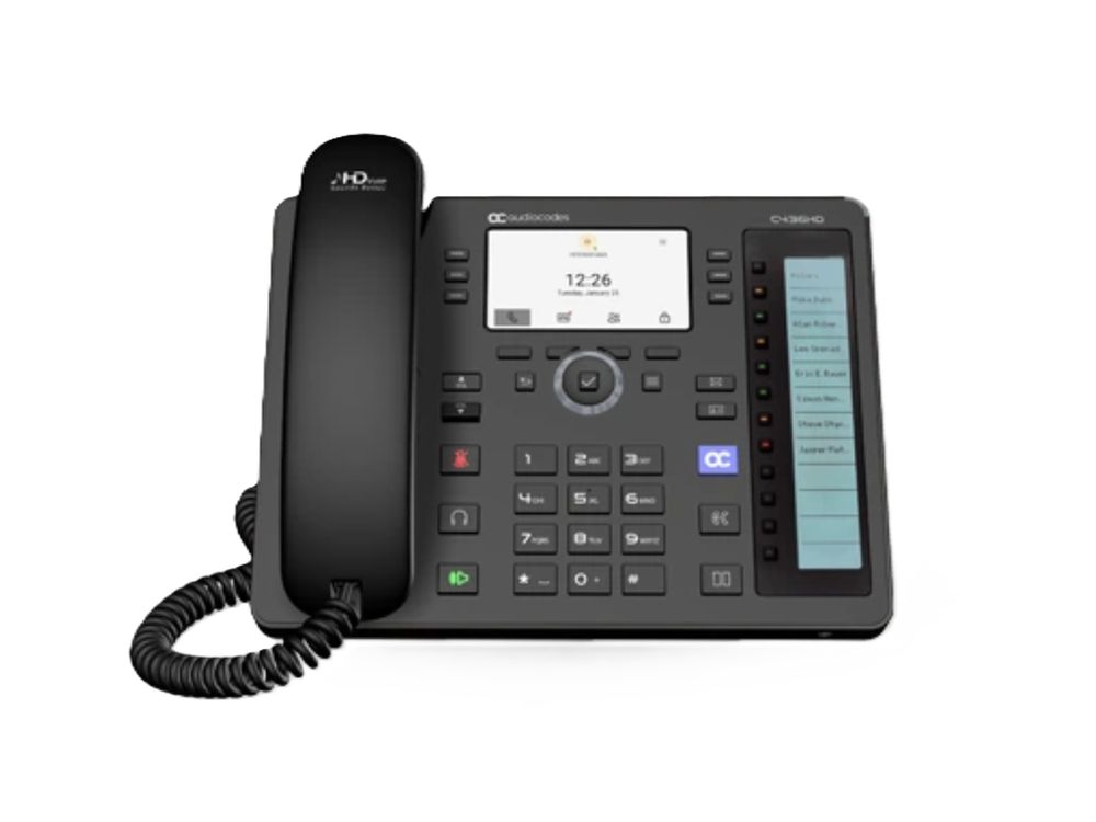 Afbeelding Teams C436HD IP-Phone PoE GbE black