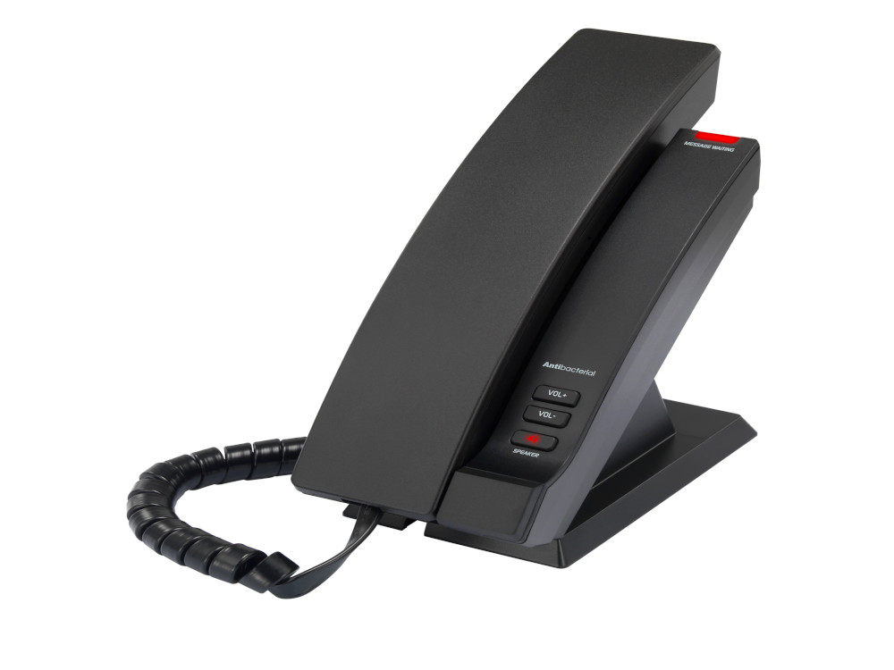 Afbeelding CTM-S2315 Matte Black 1-Line Contemporary SIP Corded Phone