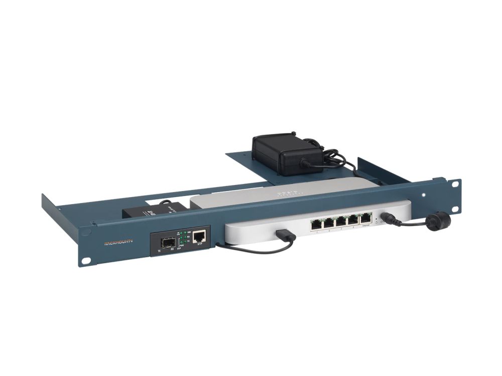 Afbeelding Rackmount Meraki GX50 - MX64 - MX67 Series w Media Converter