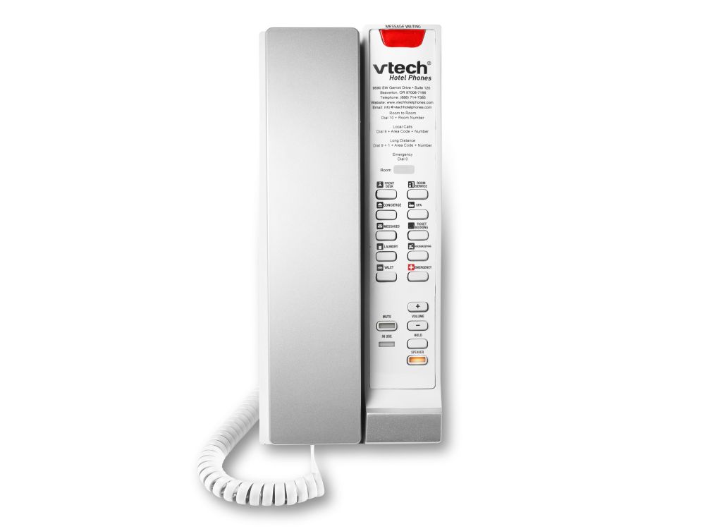 Afbeelding A2211-SPK Silver & Pearl (Speaker, 10 Keys) 1-Line Analog Speaker Phone 10 programmable keys