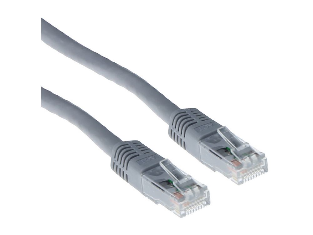 Afbeelding UTP CAT6 patchcable grey 1 m