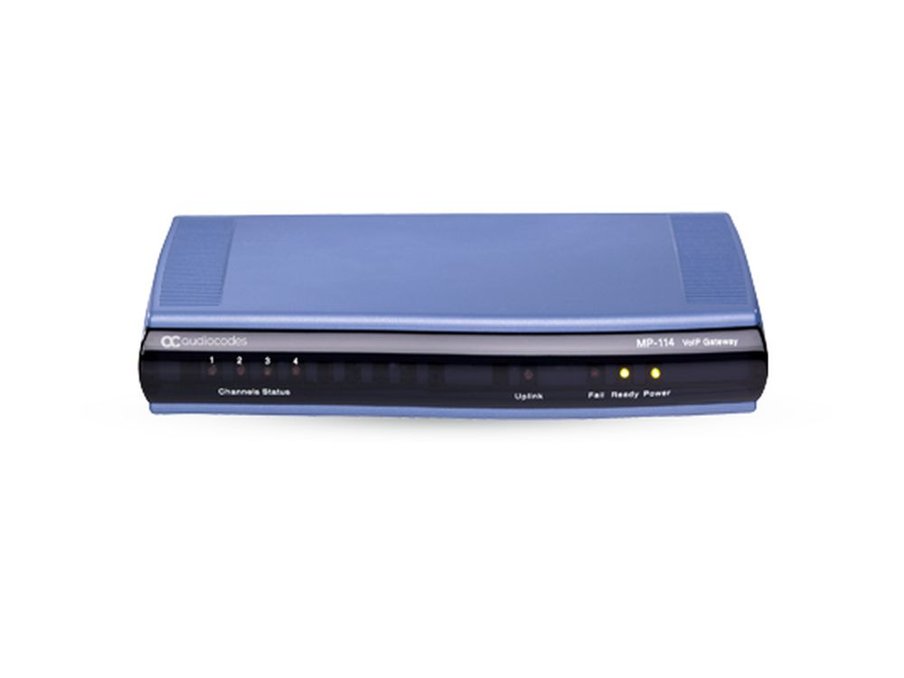 Afbeelding Audiocodes IP Media gatew. 2 analog Port MP-112/FXS/AC