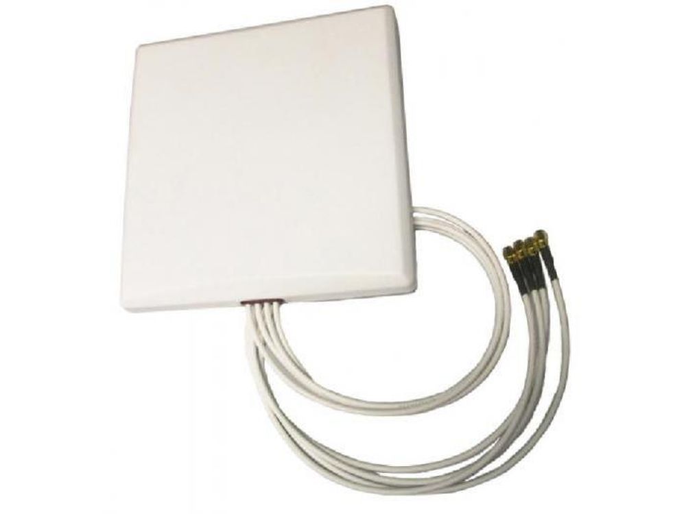Afbeelding 4 dBi Quad Patch Antenna w/ 4 RPSMA Leads