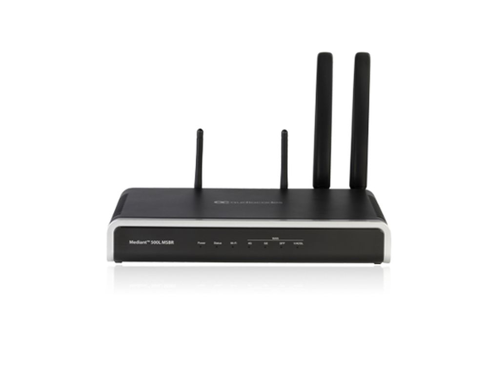 Afbeelding Mediant 500L with 2 BRI Voice Interfaces and 4 Fast Ethernet LAN ports