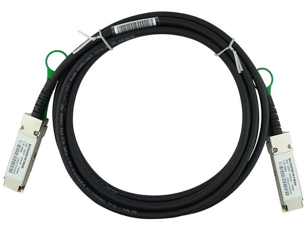 Afbeelding OS6865 QSFP+ direct attached stacking copper cab le for U28x model, 1m