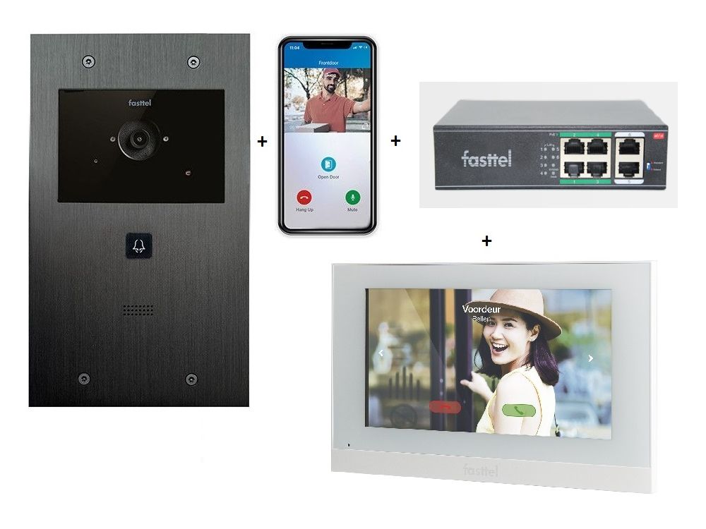 Afbeelding Videokit Doorphone Entry 4 Apps/ FT600/ FT600W / FT600SW 264X155