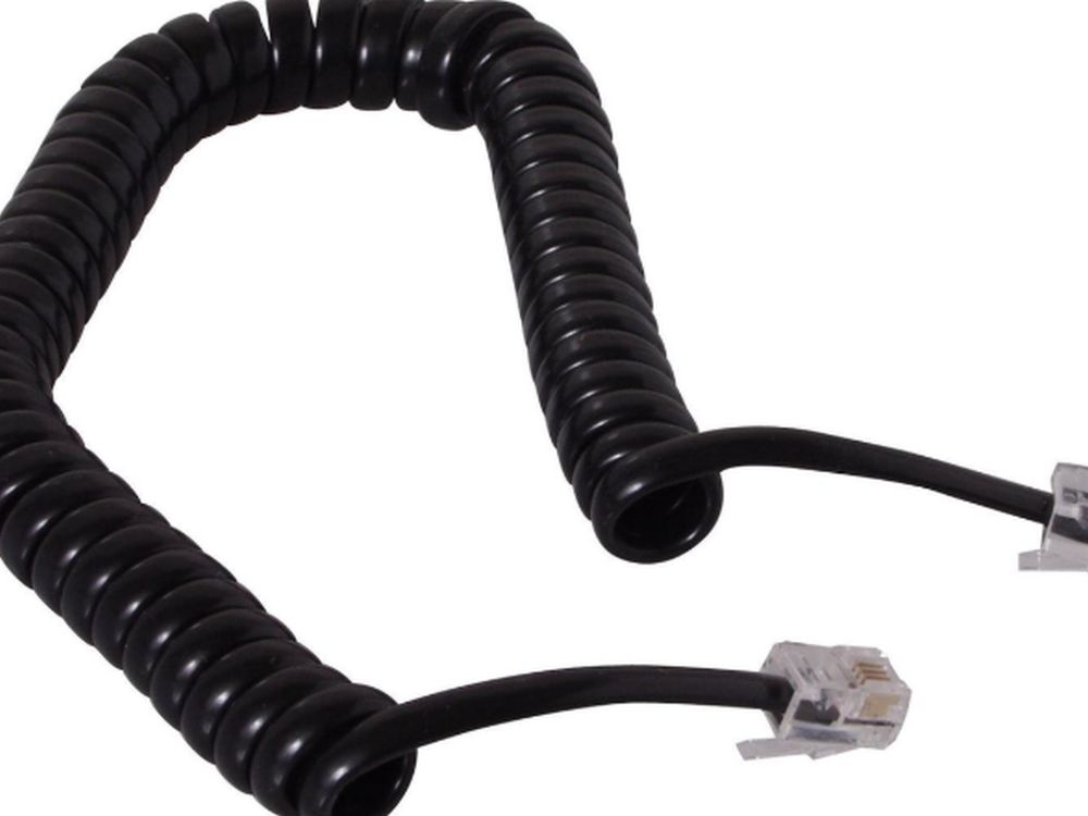 Afbeelding BLACK 3M TELEPHONE LINE CORD - RJ11-RJ11