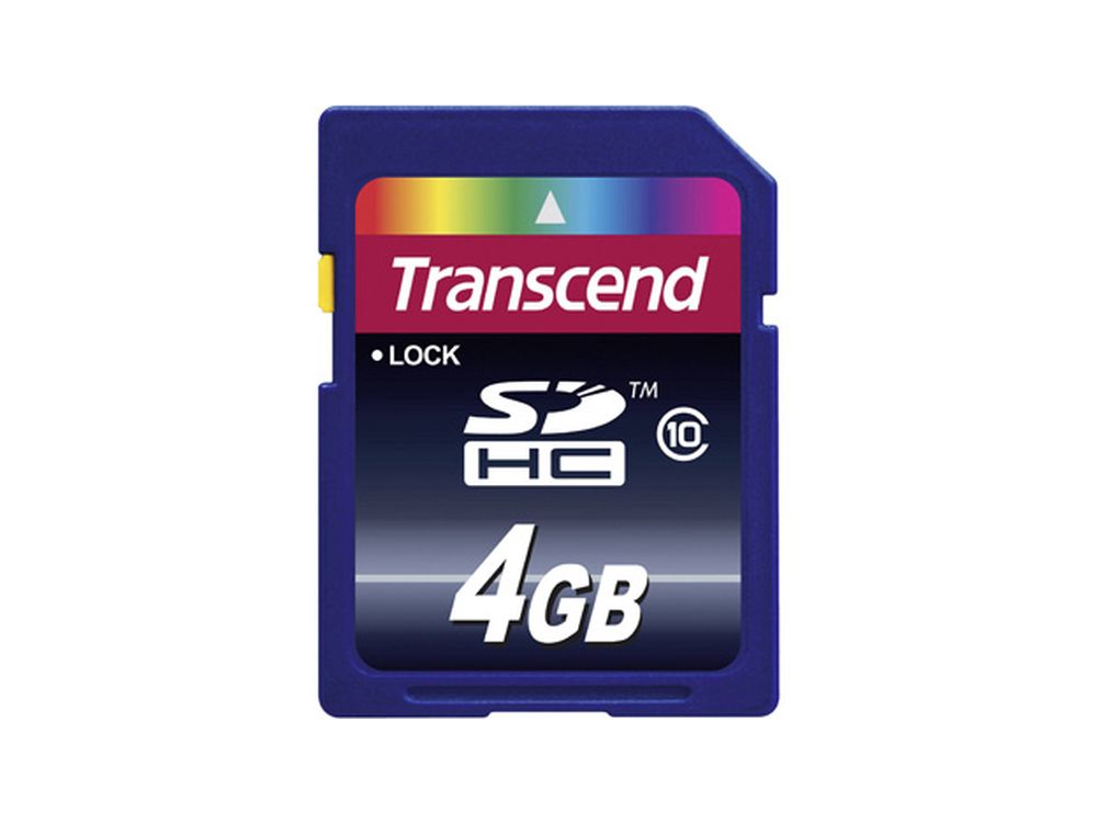 Afbeelding Secure Digital Card High Capacity 4GB Class 10 SD - kaart