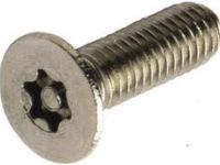 Afbeelding 4x RVS Resistorx M4x10 security screw
