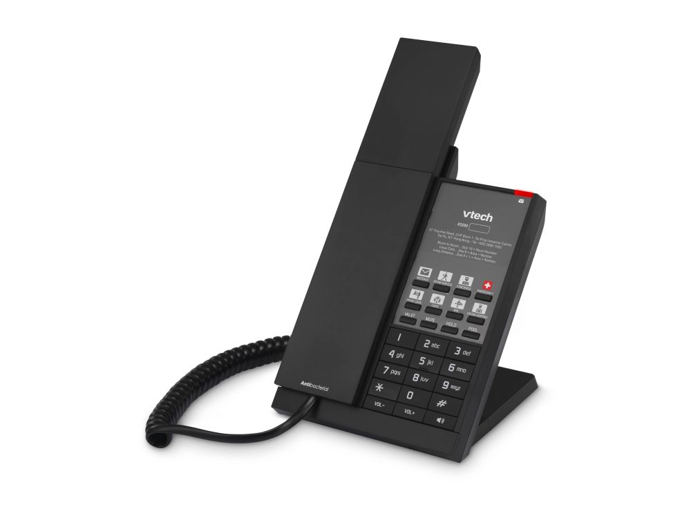 Afbeelding NG-S3211 Matte Black (10 Keys) 1-Line SIP Corded Phone, 10 programmable Keys