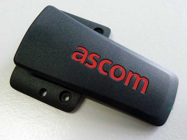 Afbeelding Standaard clip met Ascom logo voor i63 en d63  (zwart)