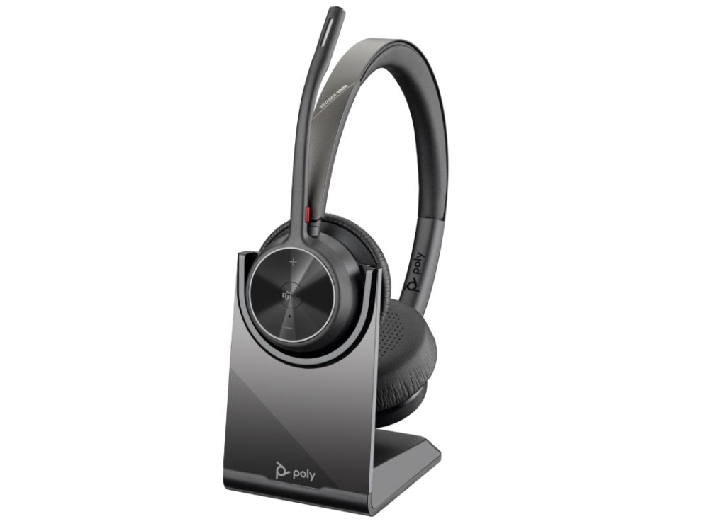 Afbeelding Poly VOY 4320 Stereo USB-A HS +BT700A +CHS w/ Deskstand
