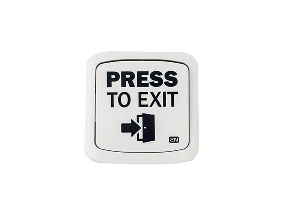 Afbeelding 2N 'Press to Exit' button with  card reader or IP Verso