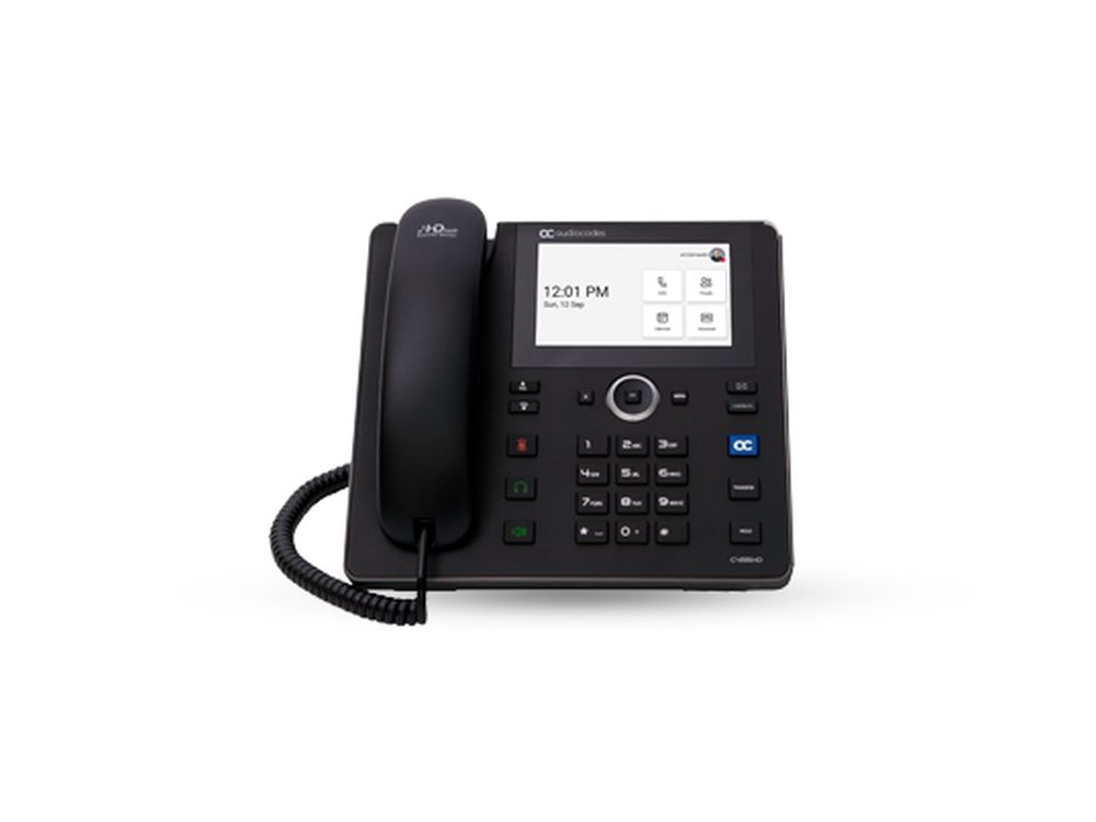 Afbeelding Teams C455HD IP-Phone PoE GbE black with integrated BT and Dual Band Wi-Fi