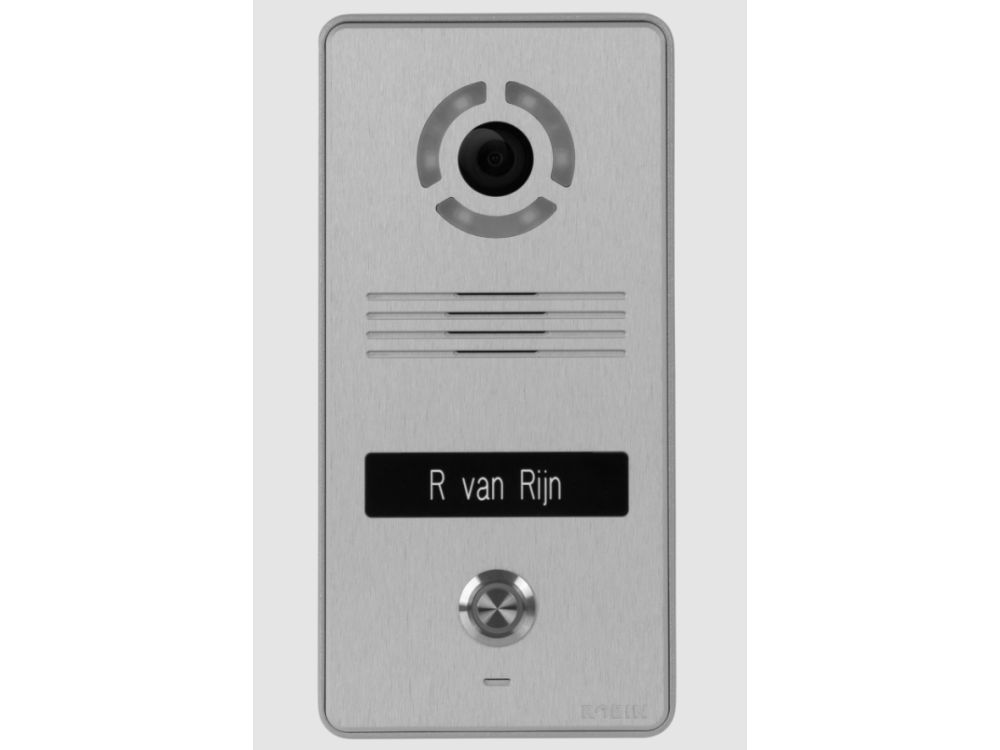 Afbeelding Robin SlimLine SIP, IP camera, Silver 1 toets (opbouw)